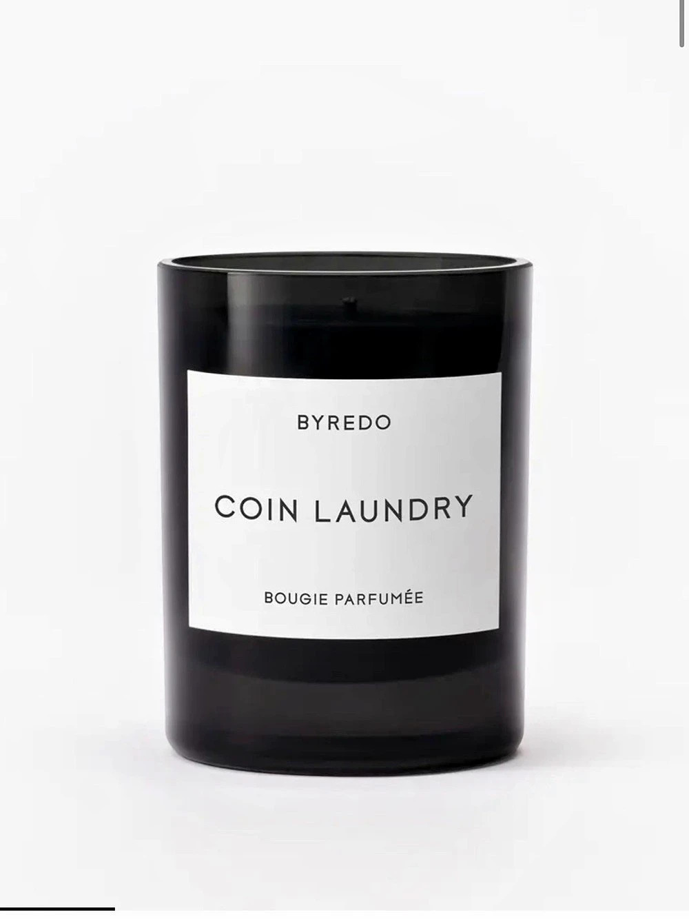 Byredo Coin Laundry Scented Candle in Black NWT